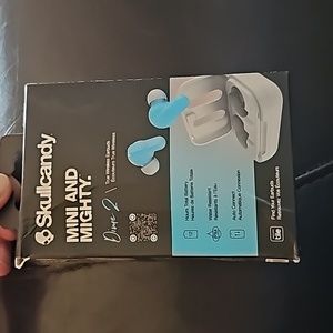 Blue Skullcandy Dime 2 earbuds